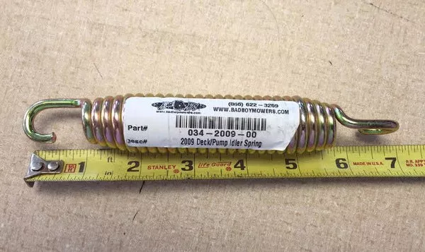 034-2009-00-deck-pump-idler-spring-bad-boy-mowers-replaces-034-5039-00-034-2020- 034-2009-00 Deck/Pump Idler Spring - Bad Boy Mowers.Replaces 034-5039-00, 034-2020-00