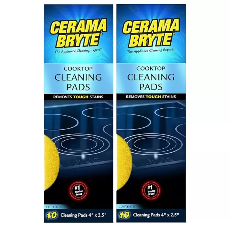 2-pack-cerama-bryte-ceramic-cooktop-cleaning-pads-total-20-pads (2 Pack) Cerama Bryte Ceramic Cooktop Cleaning Pads, Total 20 Pads