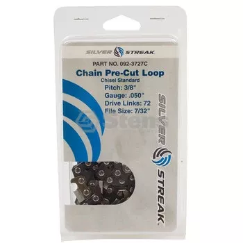 STENS 092-3727CChain Loop Clamshell 72 DL / 3/8", .050, Chisel Standard