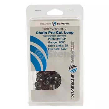 STENS 094-3557CChain Loop Clamshell 55 DL / 3/8" LP, .050, S-Chisel Standard