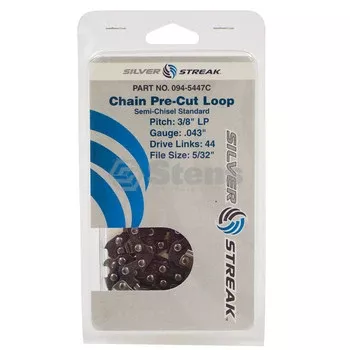 stens-094-5447cchain-loop-clamshell-44-dl-3-8-lp-043-s-chisel-standard STENS 094-5447CChain Loop Clamshell 44 DL / 3/8" LP, .043 S-Chisel Standard