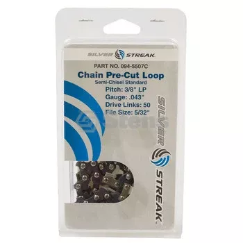 STENS 094-5507CChain Loop Clamshell 50 DL / 3/8" LP, .043, S-Chisel Standard
