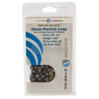 STENS 095-3527CChain Loop Clamshell 52 DL / 3/8" LP, .050, S-Chis Reduced Ki