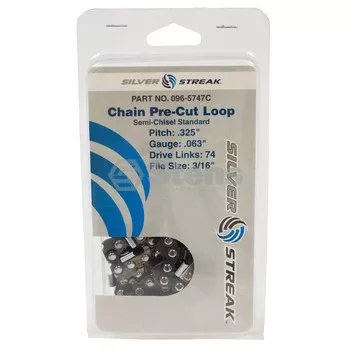 stens-096-5747cchain-loop-clamshell-74-dl-325-063-s-chisel-standard STENS 096-5747CChain Loop Clamshell 74 DL / .325", .063, S-Chisel Standard