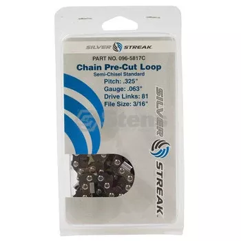 stens-096-5817cchain-loop-clamshell-81-dl-325-063-s-chisel-standard STENS 096-5817CChain Loop Clamshell 81 DL / .325", .063, S-Chisel Standard