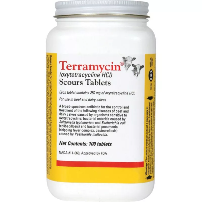 zoetis-terramycin-scours-tablets-250-mg-100-ct-rx Zoetis - Terramycin Scours Tablets - 250 mg - 100 ct (Rx)